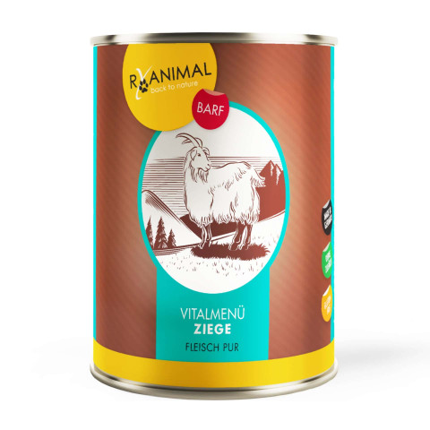 Hond Kat Accessories B.A.R.F. RyAnimal GEIT 400g 6 Stuk -1- Anifit